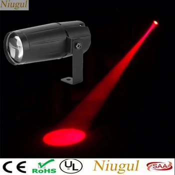 

Red 5W DJ Spot Lighting,LED Pinspot Light,Beam Effect Stage Lighting,LED Spotlight For Bar Disco Glass Ball,Store Show LED Lamp