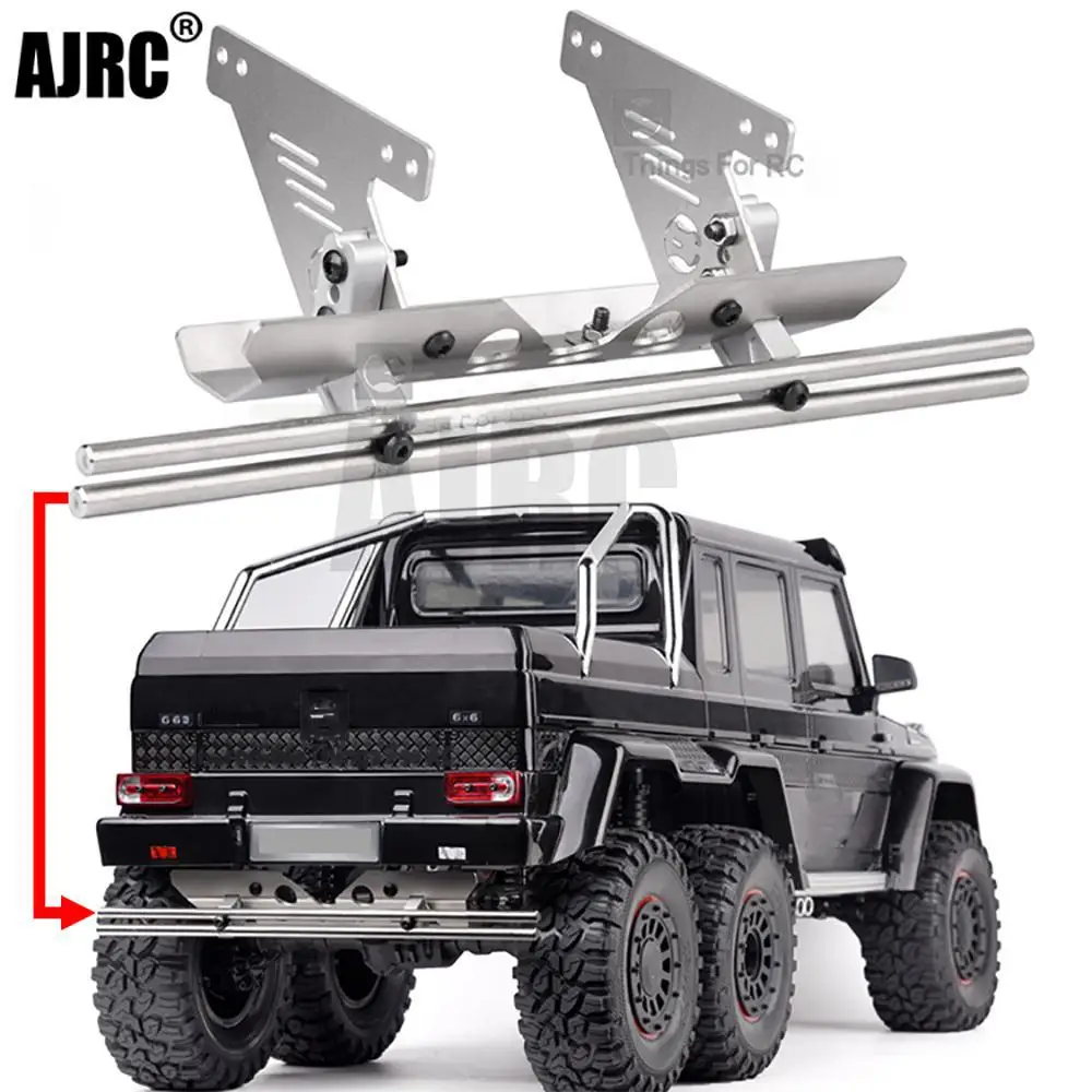 AJRC TRAXXAS TRX 4 G500 82096 88096 6 6X6 G63 металлический задний бампер Защитная Броня|Детали и