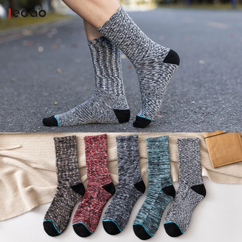 

wet cotton socks ins outdoor mountaineering thickened socks sports socks men's deodorant high top socks wholesale