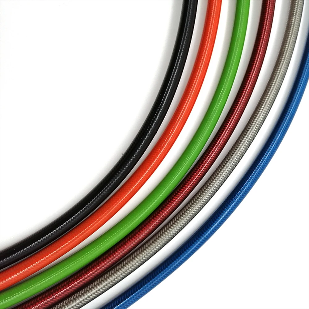 Motorcycle Brake Oil Hose Brake Line400-1500mmCable Dirt-Bike Motorbike Stainless Steel Cable Dirt-Bike Hydraulic Brake for Bike