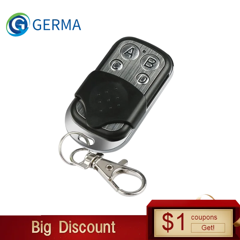 GERMA 433 mhz Universal Wireless RF Remote Control Electric Gate Key