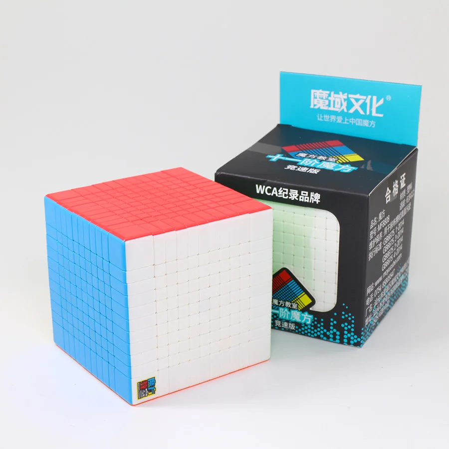 Moyu Meilong 10x10 Cube speed Magic11x11x11 10x10 Cube Puzzle Magico Cubo 11x11 Профессиональный Кубик Рубика без наклеек для детских игрушек