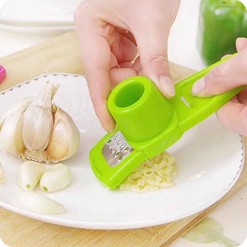 GuguLove Multifunctional Garlic Master Cutter Food Chop - Garlic Steel  Presses Slicer Ginger Multifunctional Stainless Planer Press Master Tool