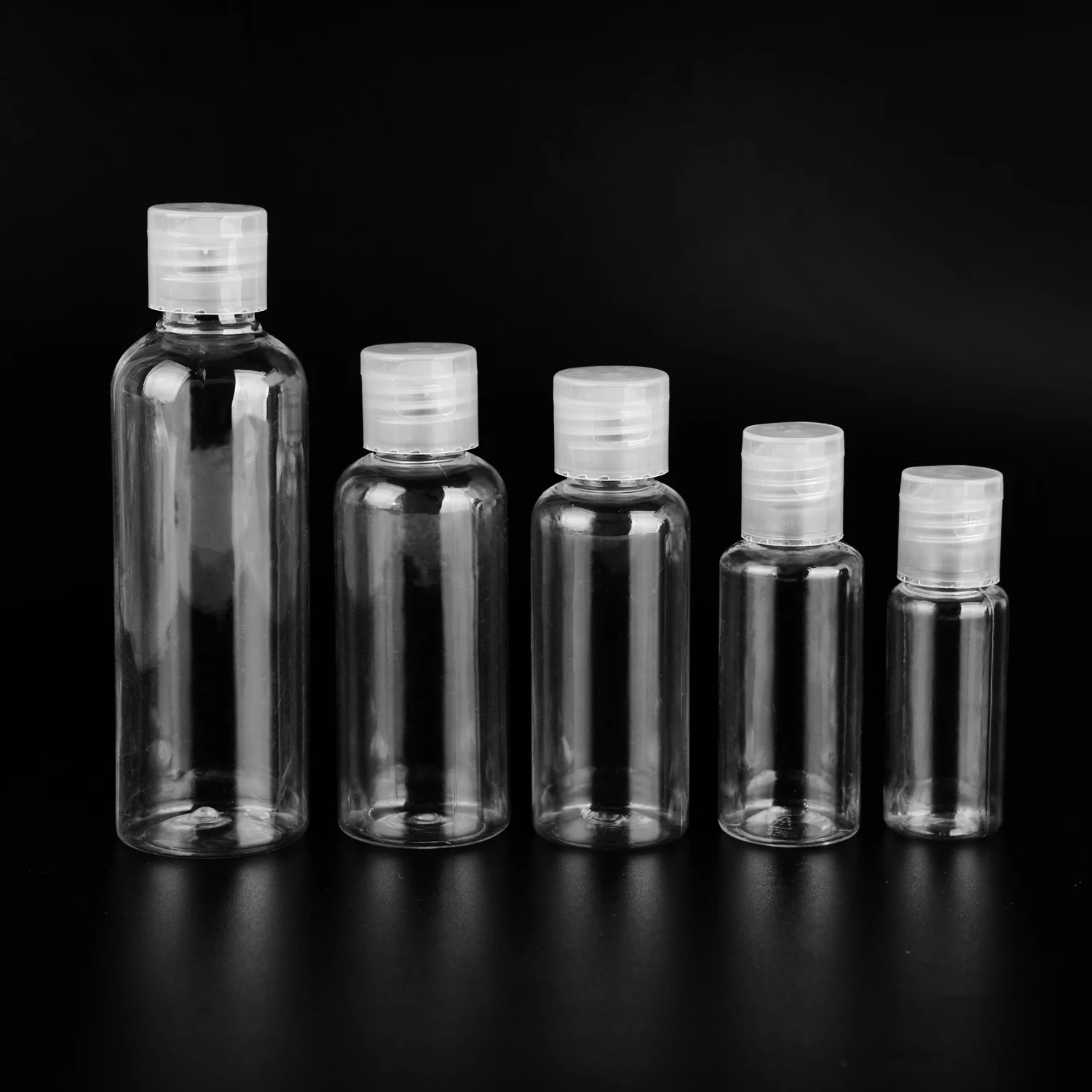 

1pcs Portable Travel Bottle 20ml 30ml 50ml 60ml 100ml Shampoo Cosmetic Lotion Cream Containers Refillable Empty Plastic Bottles