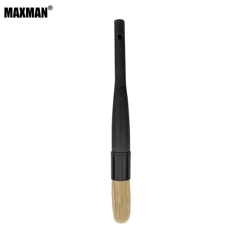 

MAXMAN Paint Brush Fine Bristle Brush With Plastic Black Handle High Quality Pig Bristles Not Easy To Fall Off Paint Brushes