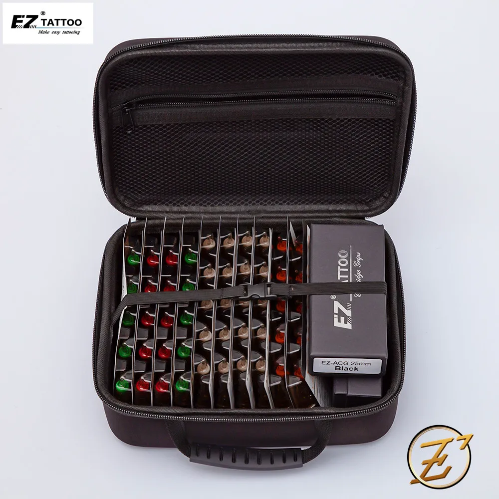 100 шт. набор иголок для тату EZ V Select RL RS M1 см иглы смешанного размера с 2 грипами