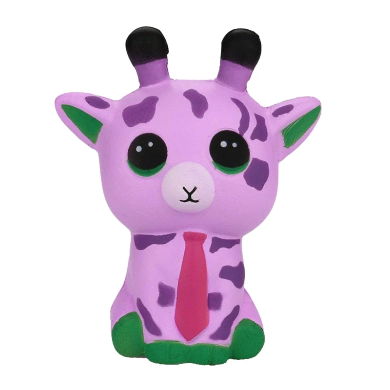 紫色梅花领带小鹿  (1)