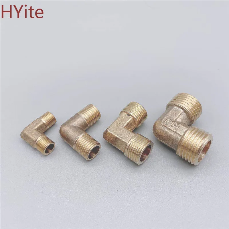 Латунный трубный фитинг адаптер 90 градусов 1/8 &quot1/4&quot 3/8 &quot1/2&quot 3/4 &quotBSP для воды