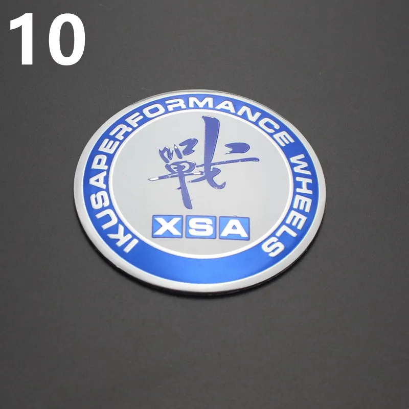 56,5 мм 4 шт. RACING XSA MS ADV крышка колеса значок наклейка s Wolf Mugen автомобиля Ступица колеса Крышка s обод наклейки креативный - Цвет: 10