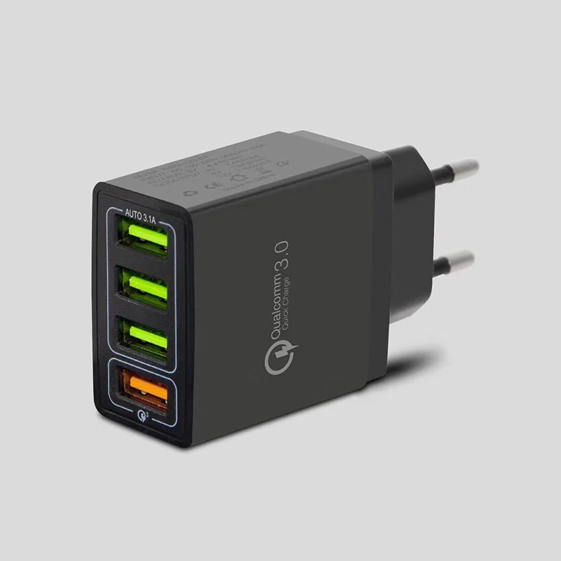 Высокое качество 8 портов телефонов Планшеты Смарт USB настенная розетка Зарядное устройство ЖК-дисплей Дисплей штепсельная вилка британского стандарта для смарт мобильный телефон Зарядное устройство s