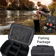Водонепроницаемая рыболовная Сумка 38*30*5 см Большая вместительная многофункциональная рыболовная плечевая сумка для рыбалки