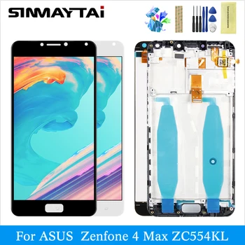

LCD for ASUS ZenFone 4 Max ZC554KL digitizer assembly touch screen replacement Parts black gold ZC554KL lcd display with frame