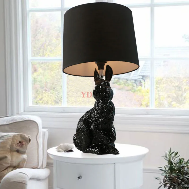 ^*Best Offers Modern Creative Simple Rabbit table lamp light LED tafellamp bedside bed lamp table lamps for bedroom Living room dining room