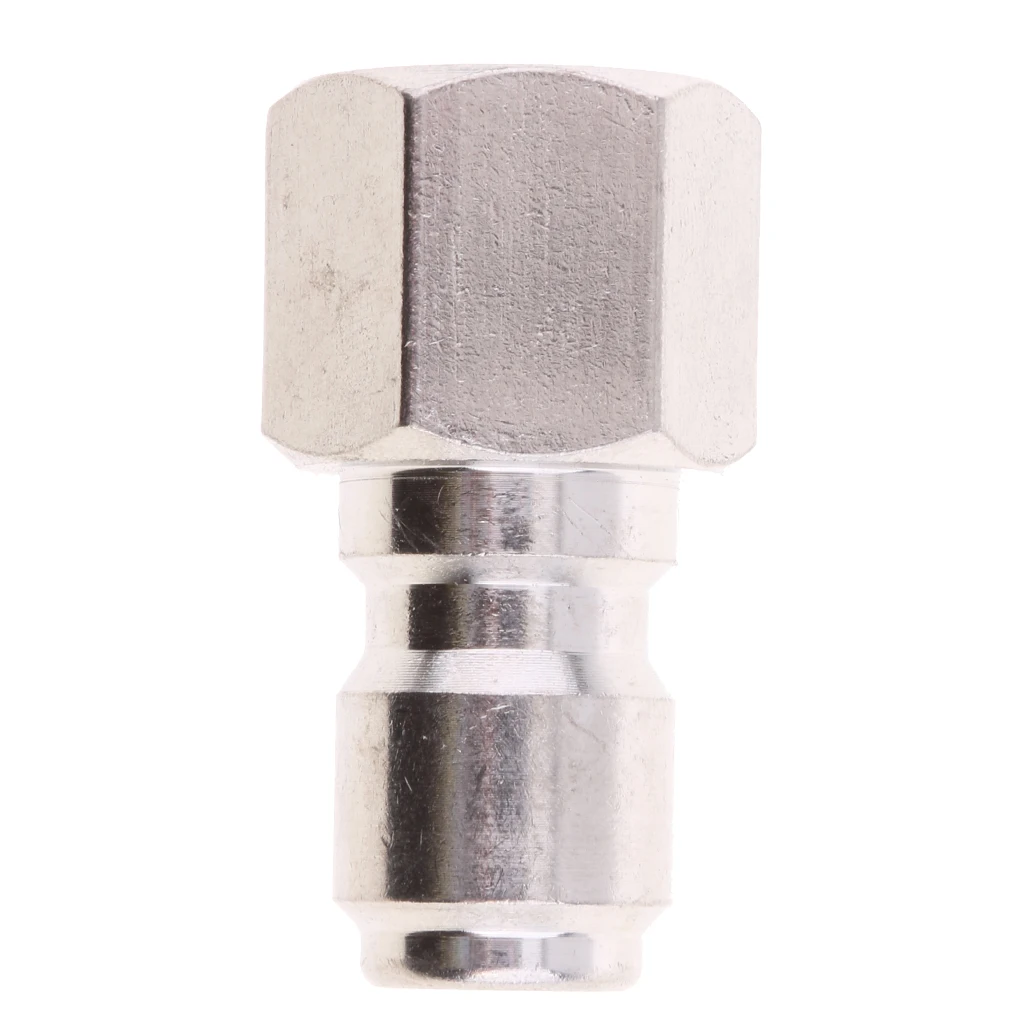 Quick Release Pressure Washer Hose Coupling with 3/8 Male Thread, For 15mm Female Thread
