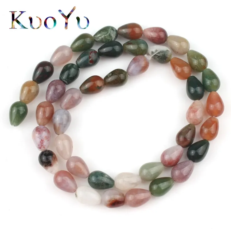 Натуральный камень Агаты Howlite Jaspers кристалл бисерные Капли Свободные бусины