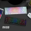 RK68 65% Bluetooth Type-C RGB Mechanical Gaming Keyboard Gateron Switch Compact 68Keys Wireless Keyboard for PC Laptop Computer ► Photo 2/6