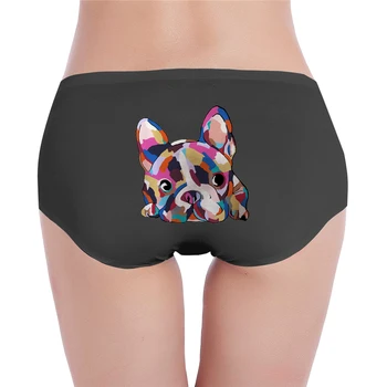 

Bulldog Kawaii Funny Cartoon Cute Anime Ladies low waist underwear