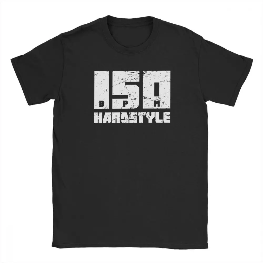 Мужская футболка Hardstyle электронная музыка EDM Rave хлопковая Футболка короткий