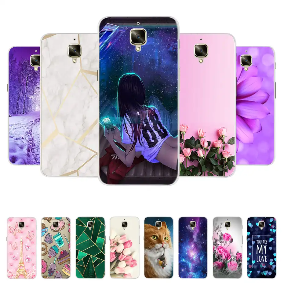 For Oneplus 3t Case Oneplus 3 Back Cover Ultra Thin Silicone Cartoon For Oneplus 3t Cover One Plus 3 Three Phone Case Soft Coque Phone Case Covers Aliexpress