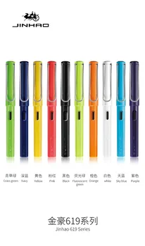 

High quality Jinhao Colors Student School office F and EF Nib Fountain Pen New The best gift ink pen stationery supplies