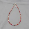 Collier ras du cou Simple en perles de rocaille pour femmes, Collier de bohème coloré fait à la main, cadeau de bijoux