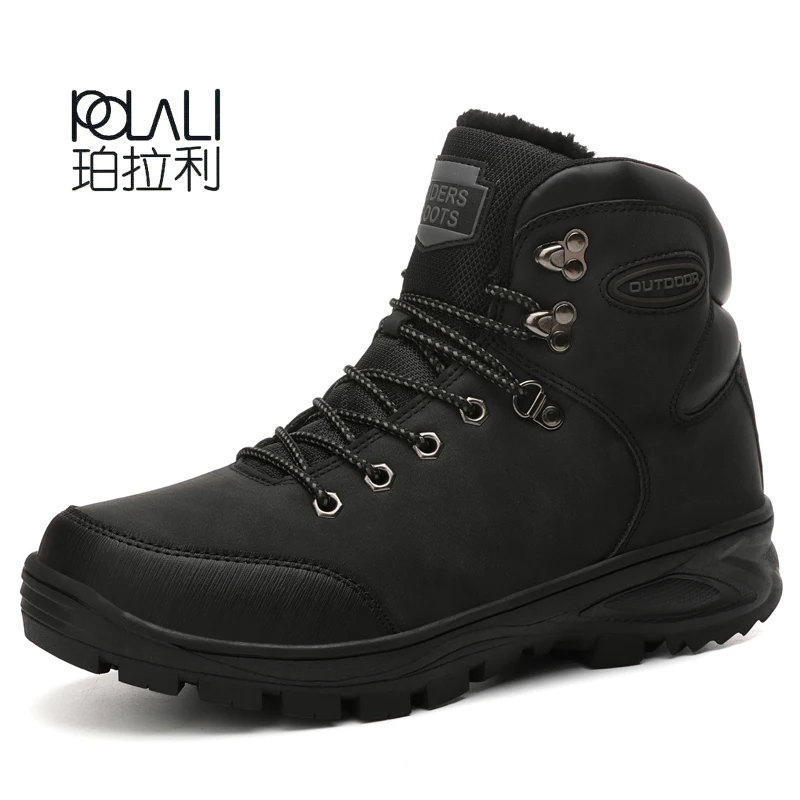 

2019 Hunting Winter Waterproof Shoes Outdoor Hiking Boots Man Camping Mountain Shoes Mens Waterproof Breathable Sneaker Trekking