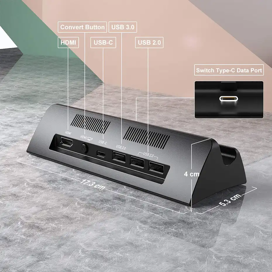 Желе расческа док станция для Nintendo Switch Host USB 3 0 2 Playstand зарядное устройство