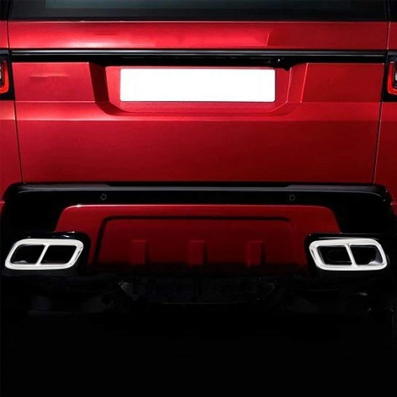 2 шт. крышка выхлопной трубы Накладка для Range Rover Sport автомобильные аксессуары