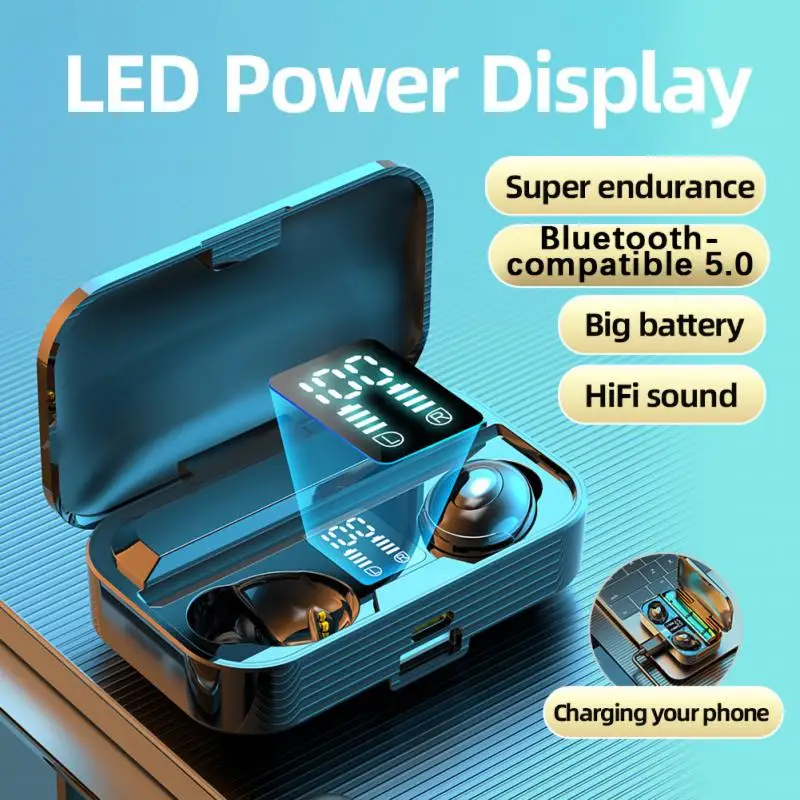 TWS-наушники LB9 с поддержкой Bluetooth и функцией шумоподавления | Электроника