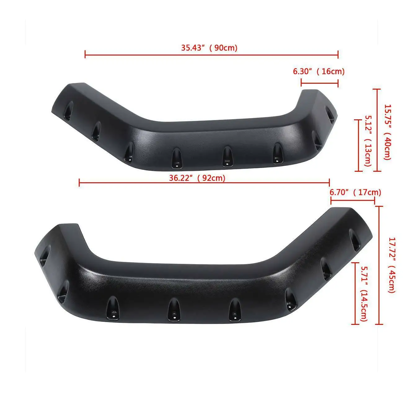 4Pcs/set For Jeep Wrangler 2007-2018 Fender Flares ABS Rivet Wheel Cover Pocket 4Pcs/set For Jeep Wrangler 2007-2018 Fender Flares ABS Rivet Wheel Cover Pocket