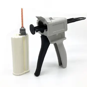 

50ml 10:1 Manual Two Component AB Glue Applicator Adhesive Squeeze Dispenser 831B