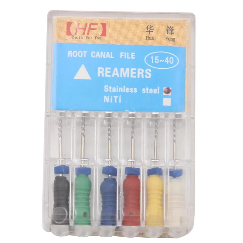 

25mm 6pcs/pack Dental R files Root Canal Endo Files Dental Hand Files Stainless Steel R Files Dentista Tools Lab Instrumen