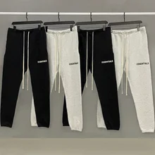 

FW21 Jerry Lorenzo 100% Cotton Sweatpants Casual Pant ESSENTIALS High Street Loose Men's Drawstring Trousers Trip Autumn Pants