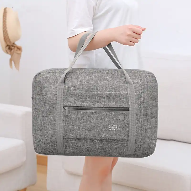 portable foldable travel luggage baggage storage carry-on duffle