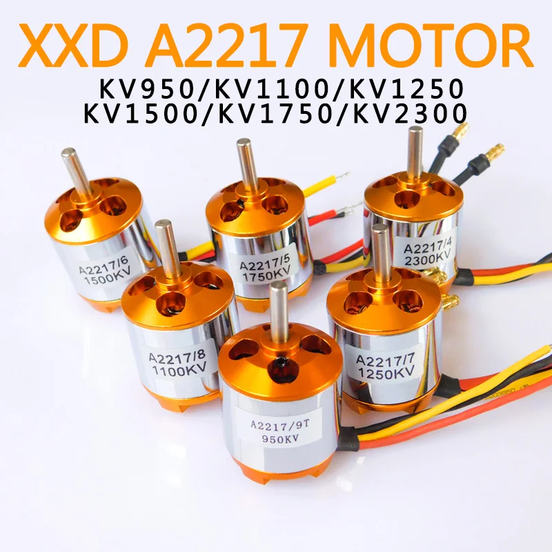 Новинка XXD A2217 2217 950KV 1250KV 1500KV 2300KV внешний бесщеточный двигатель для фотоплана