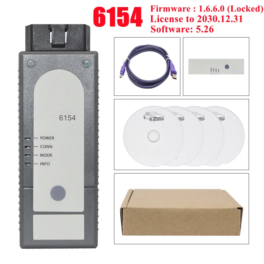 VAG Scanner 6154 OKI Full Chip V1.66 Locked Firmware Version 1.6