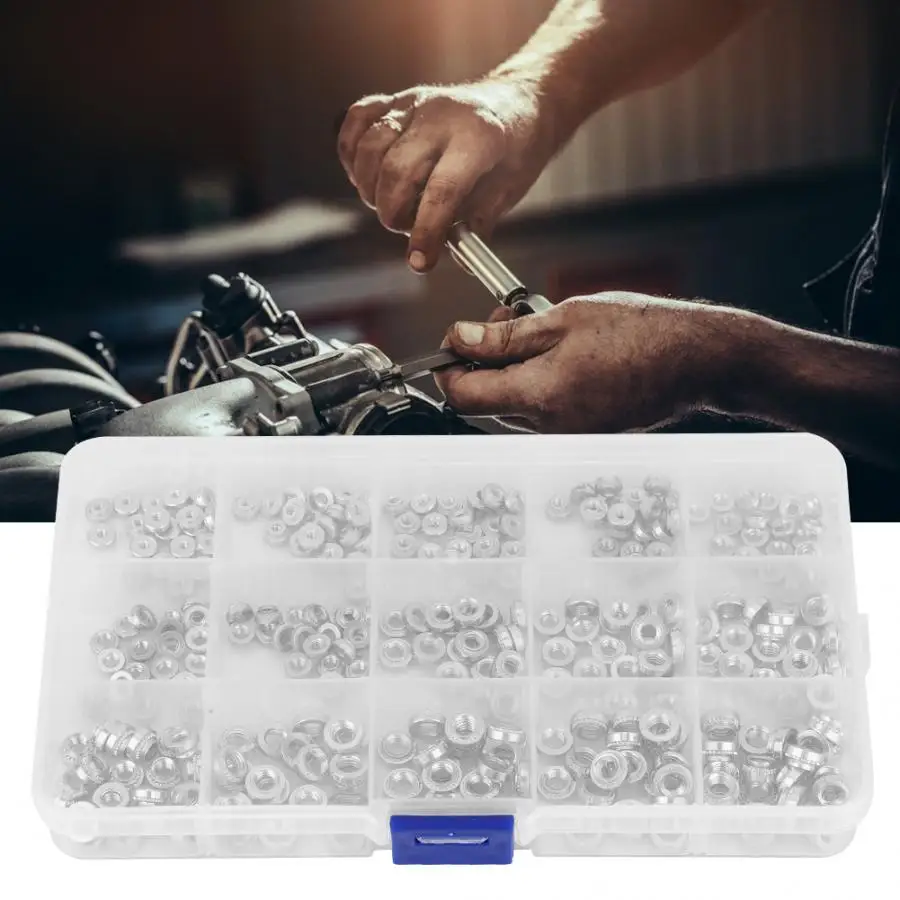 

Riveting Nut 300pcs PEM Nuts Pressure Riveting Self Clinching Nuts Metal Fastener Tool wood screw and nut