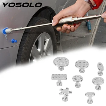 

YOSOLO 8 pcs Gasket Zinc Alloy Car dent repair puller Remover Tools Car Repair Tools
