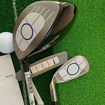 

10pcs/set Waterproof Practice Trainers Target Label Impact Recorder Test Tape Target Sticker Paper Swing Golf Club Self Adhesive