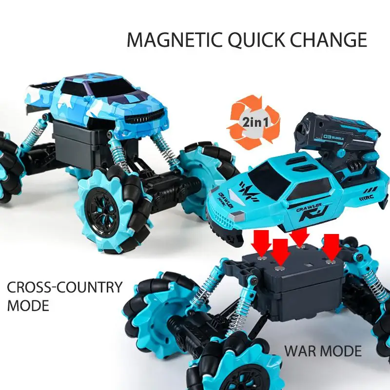 Радиоуправляемая машина 2,4g 1/14 Monster Truck, машинка на дистанционном управлении, беспилотная модель для управления, внедорожный грузовик 10 км/ч, Радиоуправляемая машинка, игрушка