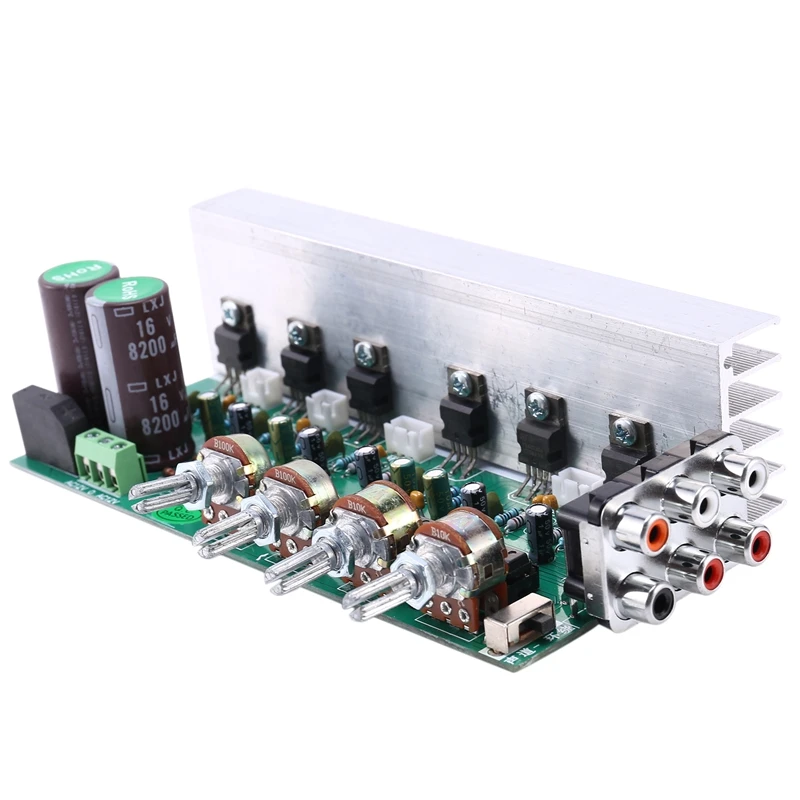 streaming amplifier LM1875 5.1 Channel Audio Amplifier Board Subwoofer Amplifiers DIY Sound System Speaker Home Theater 18Wx6 Super TDA2030 differential amplifier