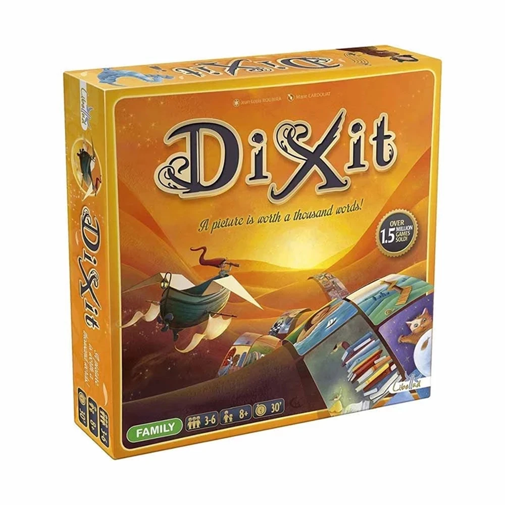 Новинка развлекательные карточные игры Dixit семейная настольная игра 3-6 игроков