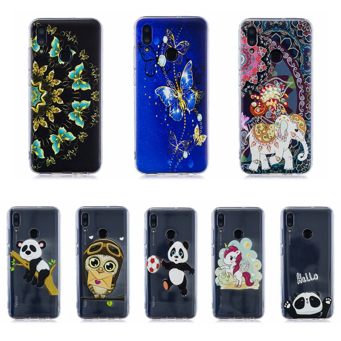 Case For Huawei P Smart 2019/Honor 10 Lite Phone Cover PSmart 2019/Honor10 Lite/Honor 10Lite Soft Silicone TPU Cases |