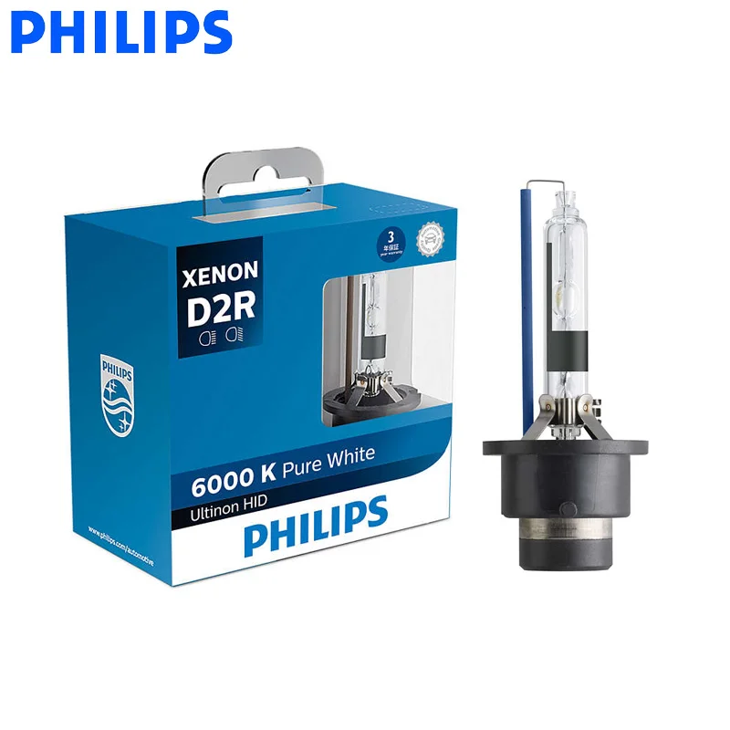 Philips D2R 85126W X 35W Xenon Ultinon HID 6000K холодный синий белый светильник автообновление