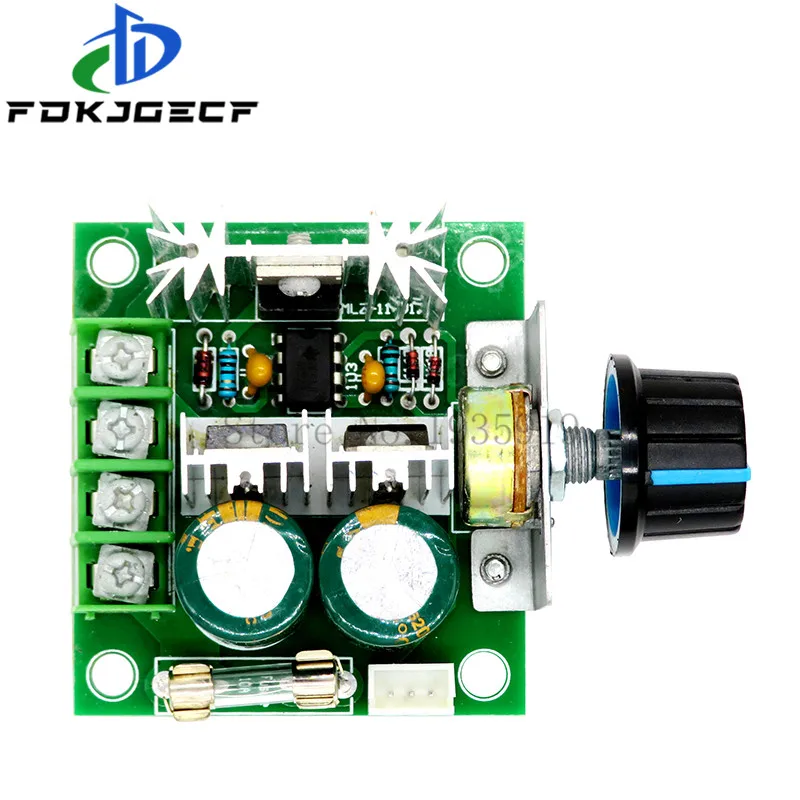 DC 12V 24V 30V 40V 13KHZ Auto PWM Motor Speed Regulator Governor Controller Switch 10A 50V 1000uF | Электронные компоненты и