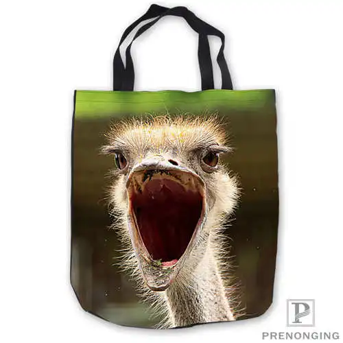 

Custom Canvas emu_bird_ostrich_animalsTote Shoulder Shopping Bag Casual Beach HandBag Daily Use Foldable Canvas #180713-05-10