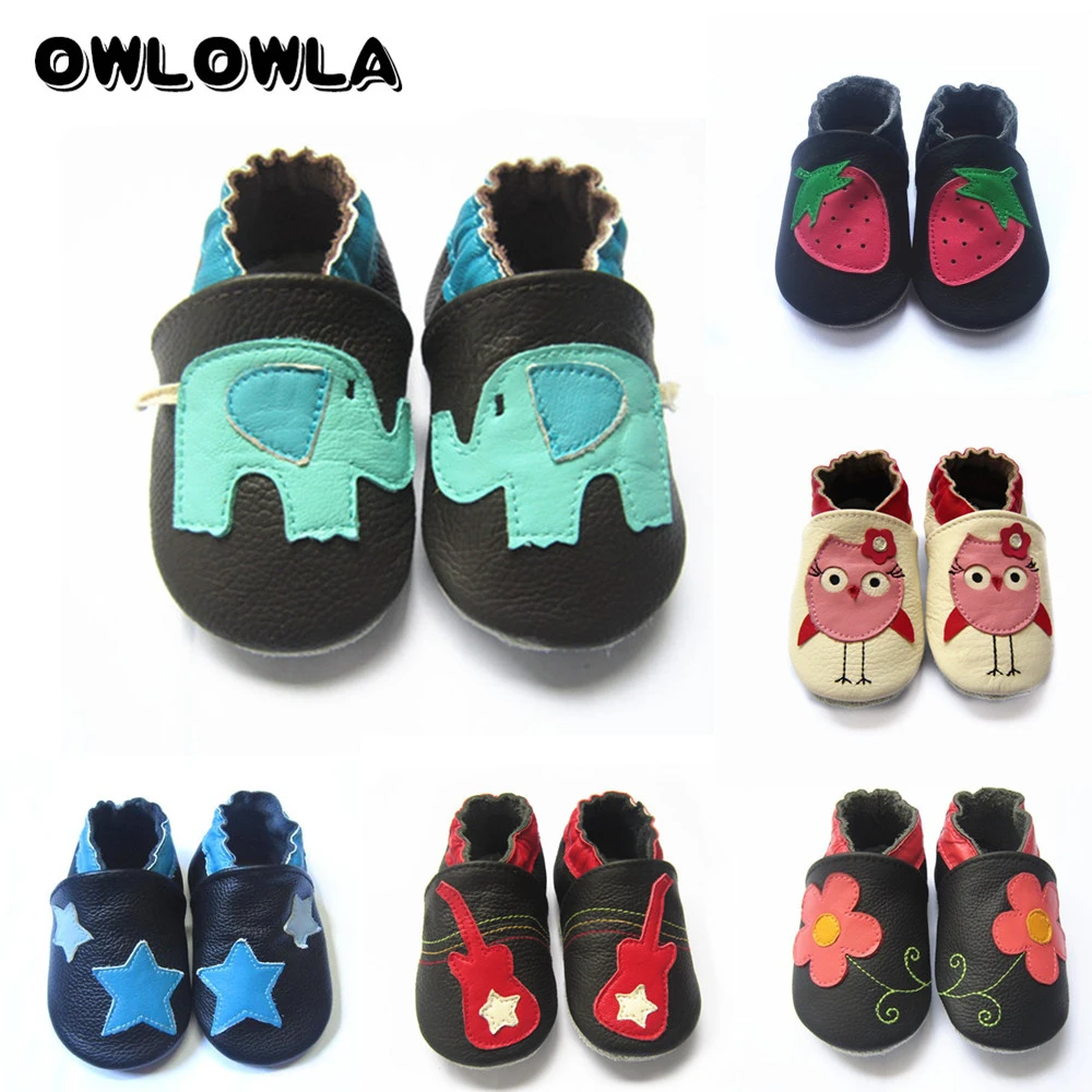 baby leather slippers