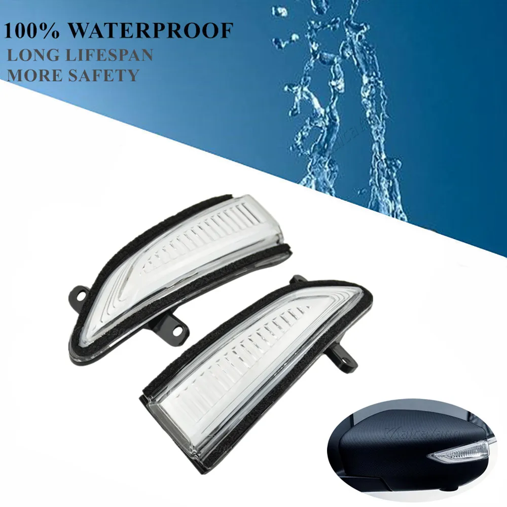 

Side Mirror Indicator Blinker Dynamic LED Turn Signal Light For Nissan Altima Teana 13-18 Sylphy Sentra Pulsar Tiida
