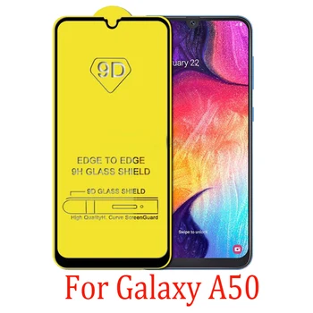 

100pcs/lot Full Glue Full Cover Tempered Glass Screen Protector For Samsung Galaxy M10 M20 M30 A10 A20 A30 A40A50 A70 A80 A90