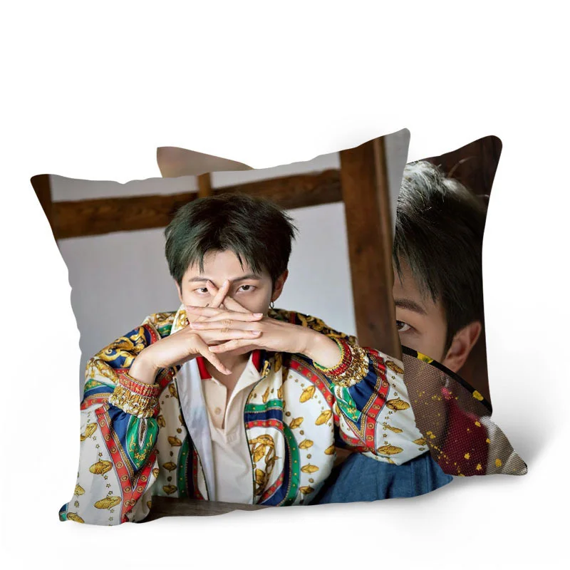 Kpop Bangtan, для мальчиков, карта душа, персонаж из фильма, двухсторонняя подушка, подушка для стула JIMIN JIN J-HOPE SUGA - Цвет: RM